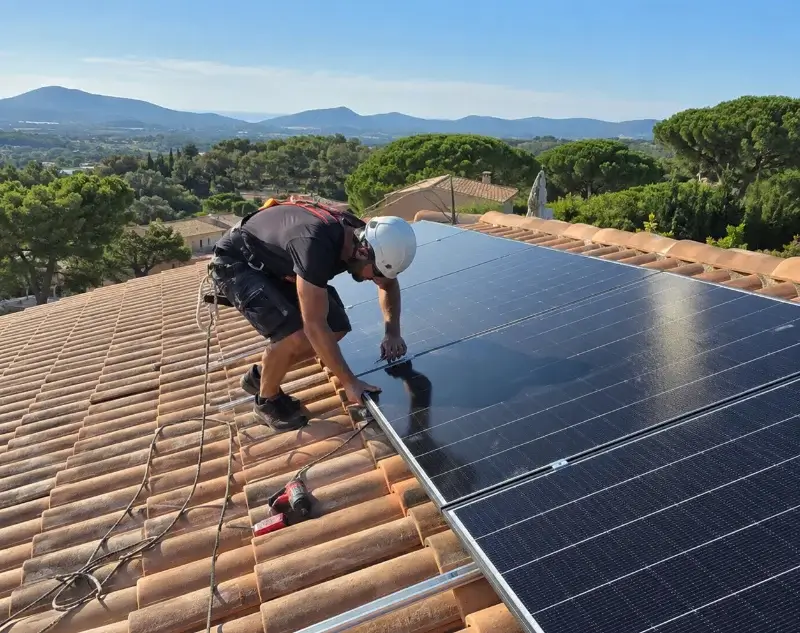 Installateur panneaux solaires Chazé-sur-Argos — pose photovoltaïque sur toiture