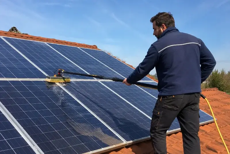 Nettoyage et entretien de panneaux solaires à Chazé-sur-Argos